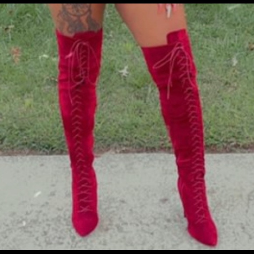 Thigh high boots